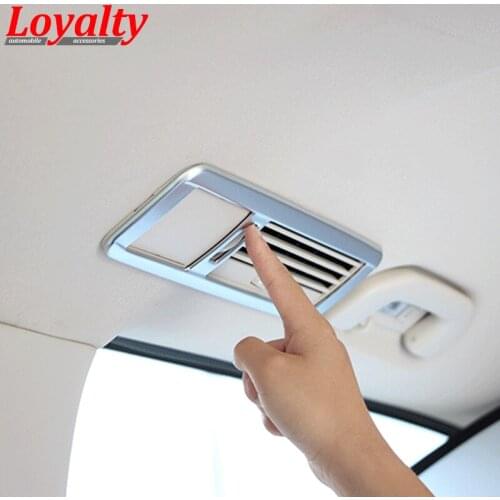 Loyalty for Mercedes-Benz Vito V260 2016 2017 2018 Interior Rear Roof Air Vent Outlet Cover Trim ABS Chrome Car Accessories
