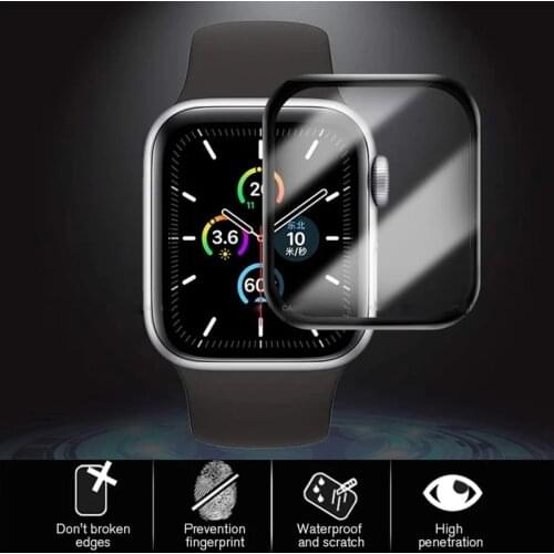 Full Protective ceramics soft Film for Apple Watch Screen Protector 42mm 44mm 40mm 38mm iwatch 5 4 3 2 1 6 SE Not Tempered Glass