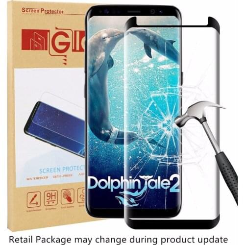 3D Curved Full Cover Screen Protector For Samsung Galaxy s9 Case Friendly Tempered Glass For Samsung Galaxy S9 Plus with Package
