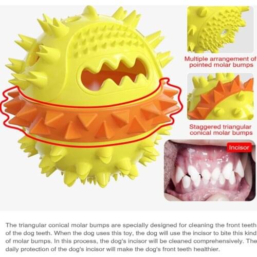 Dog Puppy Toothbrush Ball Dog Toy Molar Tooth Stick Chew Pet Toys Teeth Cleaning Nontoxic Natural Dental Care