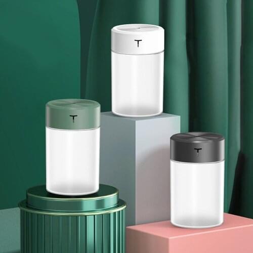 360ml Air Humidifier Mini Colorful Night Light Diffuser Adjustable Air Purifying Household Mist Maker Portable USB Fogger 1pcs