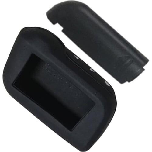 10PCS/lot A93 silicone Case + battery cover For 10 PCS Two Way Car Alarm Starline A93 A63 A39 A36 LCD Remote Control Keychain