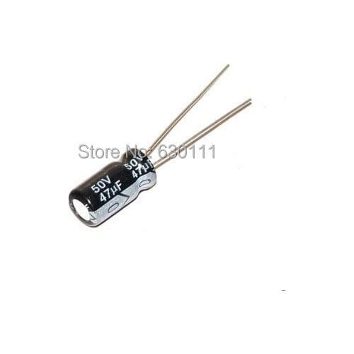 47UF 50V 105C 6x11mm Aluminum Electrolytic Capacitor 50V47UF radial lead