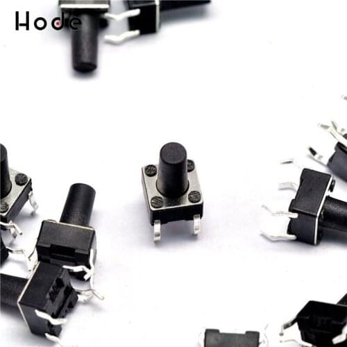 50pcs Micro switch push button 6 * 6 * 9 mm new