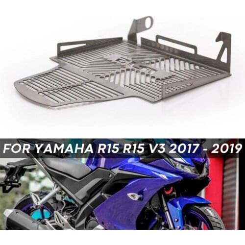 80% HOT SALES!! Motorcycle Stainless Steel Radiator Guard Grille Protector for YAMAHA YZF R15 2017-2019