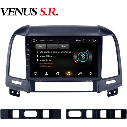 VenusSR Android 8.1 2.5D car dvd for Hyundai Santa FE Radio 2006-2012 multimedia headunit GPS Radio stereo gps navigation