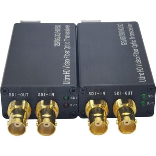 Mini Bidirectional 12G-SDI Fiber Converter