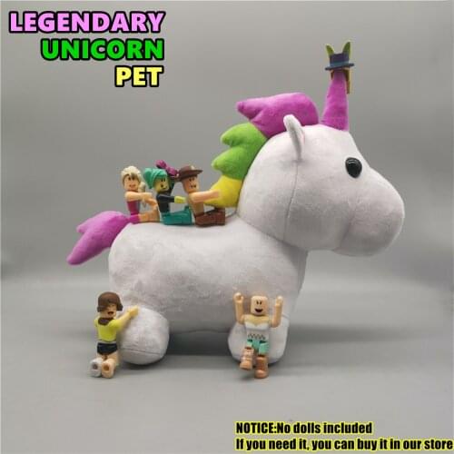 ROBLOXing Adopt Me Pets Unicorn Legendary Pets Plush Toys Animal Jugetes 10 inches Game Action Figures Cute Stuffed Dolls