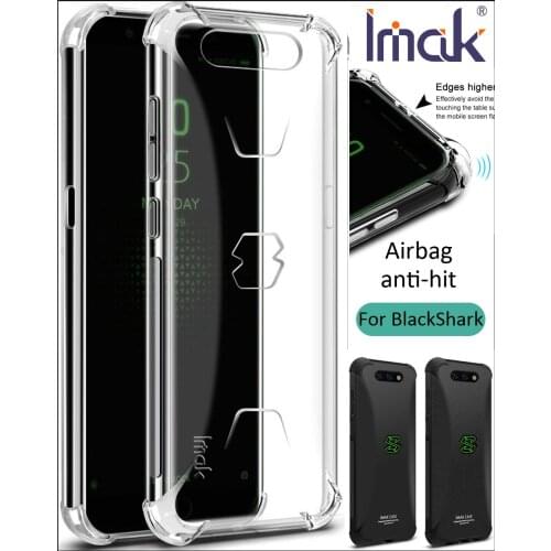 IMAK Airbag Case For Xiaomi Black Shark 2 Helo Drop resistance anti hit Shock Soft TPU Silicone Cover BlackShark 2