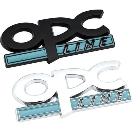 3D Metal Car Stickers Emblem Tail Badge Decal for Opel OPC Line Astra h g j k f Mokka Regal Zafira a b Corsa C D Insignia Vectra