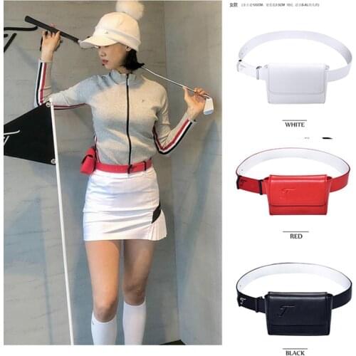 The New Golf Belt Bag Outdoor Sports And Leisure Fashion All-Match Detachable Wear-Resistant Leather Practical And Lightweight