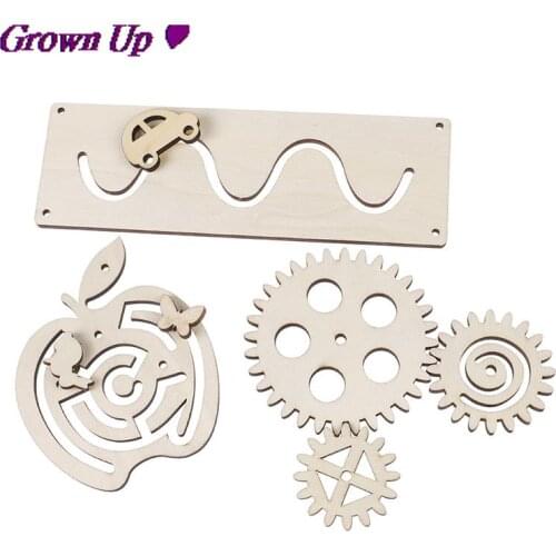 New Busy Board Diy Accessories Material Busyboard Childhood Education Wooden Toys