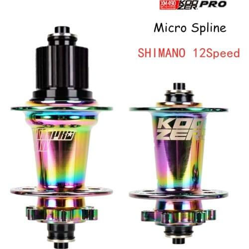 NEWS Koozer Hub XM490 Pro 4 Bearing Hub Mountain Bike Through 32 Hole Bicycle Disc Brake Hub For Sram11-12 Speed Shimano12s