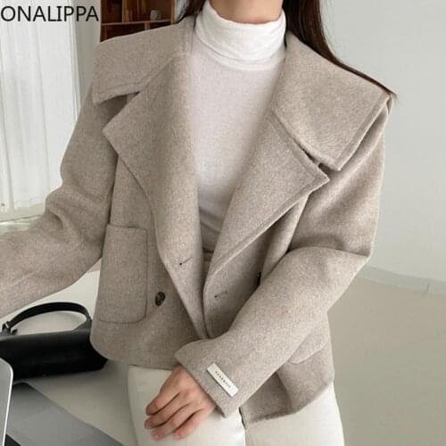 Женские большие пальто Onalippa China At AliExpress