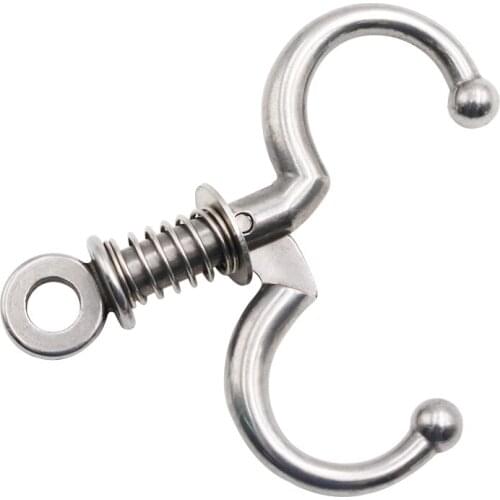 Stainless Steel Cow Spring Nose Pliers Cattle Nose Plier Cow Nose Clip Traction Tool Automatic Cattle Ring Farm Animals Supplies