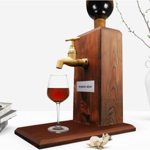 Wine Bottle Stand Home and Garden Kitchen Dining and Bar Glassware Drinking Bottle Delicious Wooden Design Different