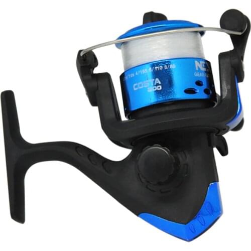 OLOEY Fishing Reel All Metal Spool Spinning Reel Drag Stainless Steel Handle Line Spool Saltwater Fishing Accessories COSTA200