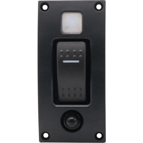 Illuminated Rocker Toggle Switch Waterproof DC 12V/24V ON-Off SPST Rocker Switch for Auto Truck Boat Marine RV