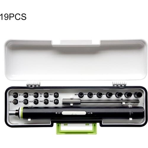19PC/Set Mini Portable Electric Screwdriver USB Charging Screw Driver Cordless Power Screwdriver Drill Screw Driver Repair Set