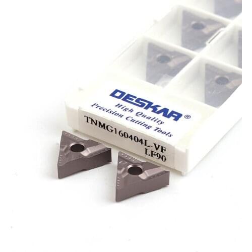 10pcs TNMG160404L-VF TNMG160408L-VF LF90 High quality Turning inserts CNC metal lathe tools Carbide inserts For steel processing