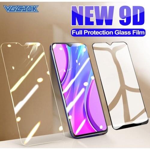 9D Full Protection Glass For Xiaomi Mi 9 SE A3 Lite Tempered Screen Protector Redmi 8A 9A 9C NFC Note 8 9 Pro Max 8T 9T 9S Glass