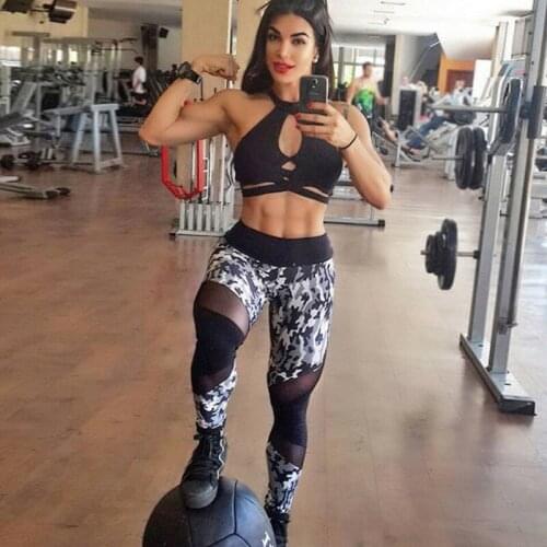 Women Breathable Mesh Quick Dry Yoga Sport Pants High Waist Stretch Slim Fit Yoga Fitness Legging Running Gym Sports Trousers