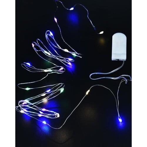 1M 2M 3M LED Copper Wire String Light Waterproof Battery Light For Christams Party Wedding Decoration DIY Resin Crafts