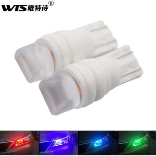 2pcs w5w 194 t10 car light bulb 12 volt light bulbs for carAuto Width light Decortion Porcelain interior high led lamp accessory