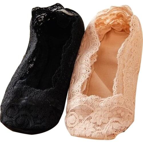 4 pairs / lot women socks Hot Sale 2017 New spring Summer Sexy fashion cool lace boat Socks Brand socks women Short Socks