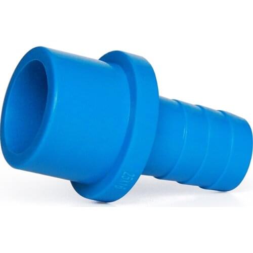 5mm 8mm 10mm 12mm 14mm 16mm 18mm 20mm OD Hose Barb x 20mm 25mm OD Socket Blue PVC Tube Joint Pipe Fitting Water Connector