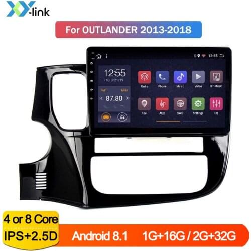 10.1 inch Android 8.1 car multimedia player For Mitsubishi Outlander 2013-2018 radio audio GPS Navigation System accessory 1 din