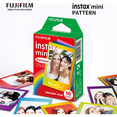 Fujifilm Instax Mini 11 Film Color Edge Photo Paper for Fuji instant camera 8/7s/11/25/50/70/90/sp-2/link