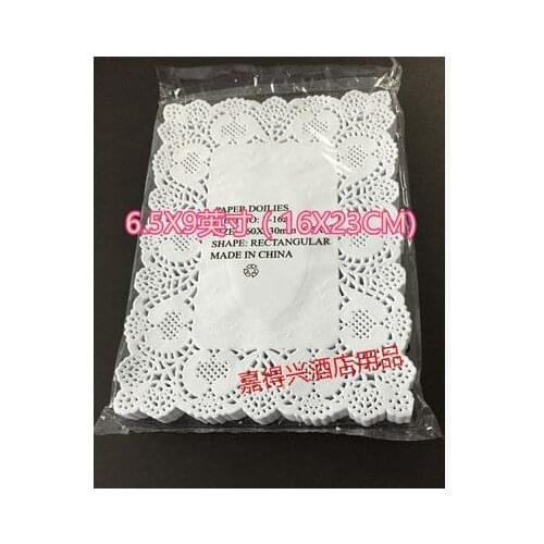 White rectangular cake towel oil absorbing paper doyleys bakery wrapped graceful