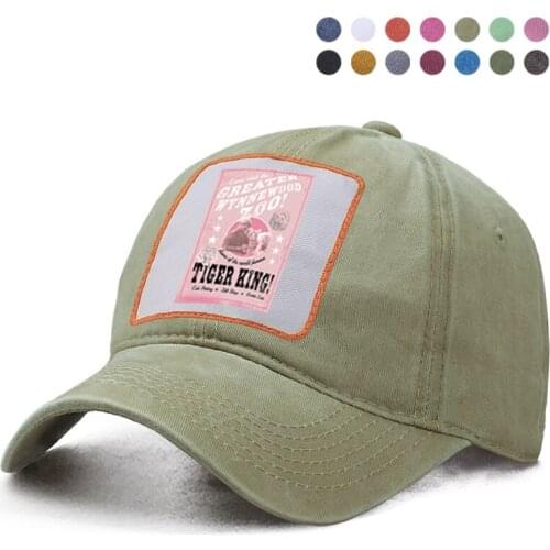Exotic Greater Wynnewood Zoo Tiger King Joe Baseball Cap Dad Trucker Hats Casquette Snapback Woman Berets Ponytail Caps Gorras