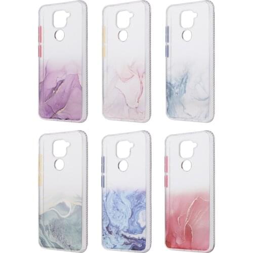 For Xiaomi Redmi Note 9S Case Soft TPU Transparent marble Slim protective Back Cover Case For xiaomi redmi note 9 pro max note9