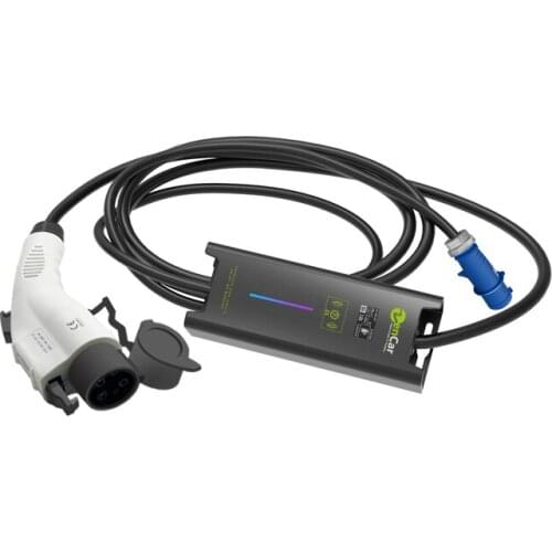 J1772 EVSE with adjustable current 16A Level 2 EV Charger with industrial 3 Pins CEE ev fast charger