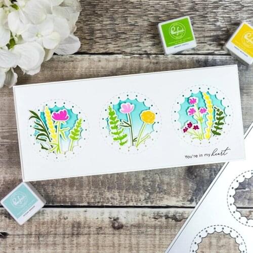 JMCRAFT 2021 Rectangle Border Wavy Line Circle#3 Metal Cutting Dies DIY Scrapbook Handmade Paper Craft Metal Steel Template Dies