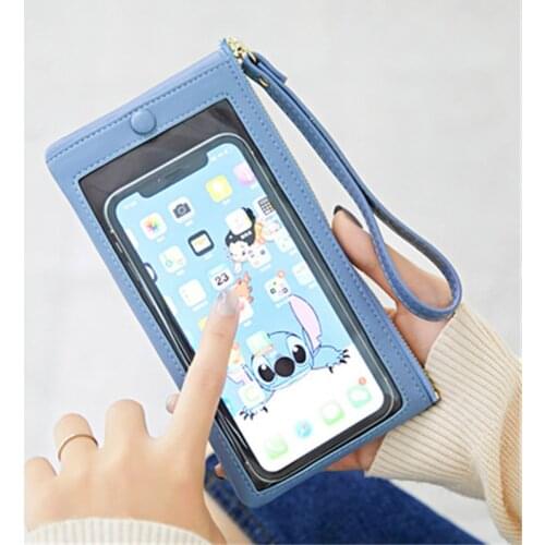 Wristband Clutch Fashion Lady Wallet Simple Touch Screen Wrist Phone Bag Coin Purse Korean Portable Wallet Women Portemonnee New