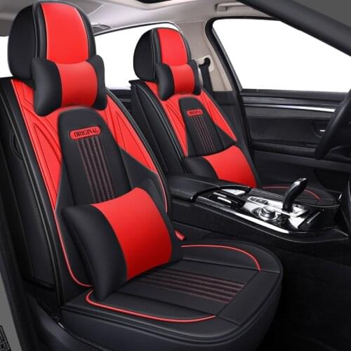 Leather Car seat covers For volkswagen polo 9n touareg 2005 amarok caddy Golf Phaeton Beetle Santana passat tiguan accessories