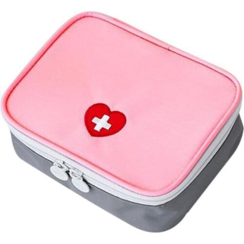 1pc Travel Medicine Storage Bag Mini Outdoor First Aid Kit Bag Portable Foldable Reusable Emergency Medicine Organizer 2021 New