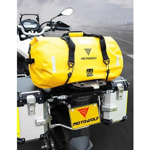 MOTOWOLF Waterproof Motorcycle Bag Backpack Luggage Helmet Tail Bags for Harley HONDA SUZUKI YAMAHA KTM Kawasaki BMW
