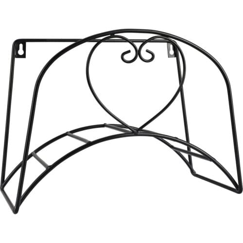 Outdoor Patio Hose Bracket 33*24cm Excellent Load-bearing Capacity Convenient Iron Used Indoors And Outdoors Water Pipe Hook