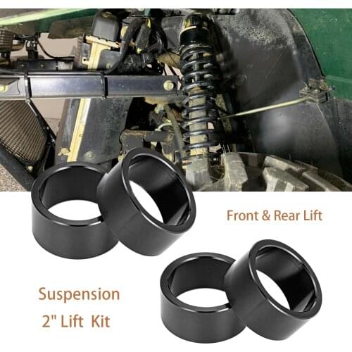 Suspension 2" Lift Spacer Kit Riser Mount Bracket Compatible With For Polaris RZR 570 800 CNC Solid 6061-T6 Billet Aluminum