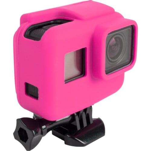 Shock-proof Case for Go Pro Hero 5 6 7 Action Camera Case Protective Silicone Case for GoPro Hero 5/Hero 6 Black with frame