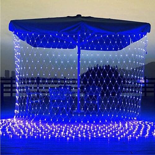 2x2M 3x2M 6x4M Christmas Lights Waterfall garland LED Mesh Starry Festoon Led Light New Years Holiday Christmas Decorations for
