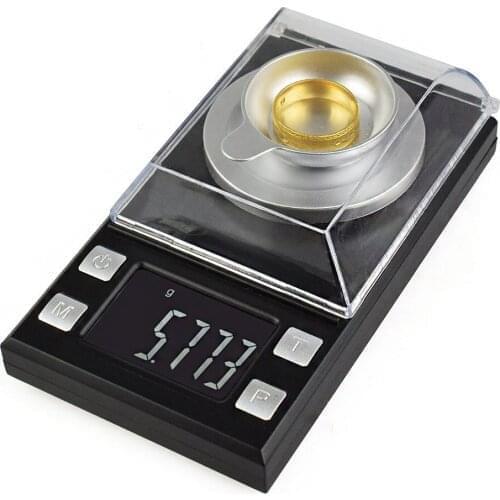 High Precision Digital Milligram Pocket Scale 100 x 0.001g sensitivity Portable Reloading Weighing Jewelry Gold and Gems Scale
