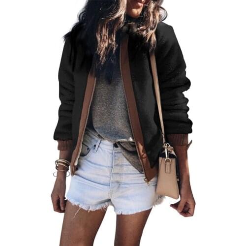 Women Winter Teddy Bear Pocket Fluffy Patchwork Zipper SlimTurn down collar Coat Fleece Fur Jacket Warm Outwear