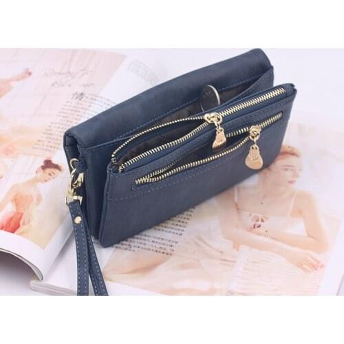 1 PCS Ladies Long Wallet Clutch Bag Male Long Wallet Phone/Card Girl Money Bag Fashion Card Bag Coin Purse