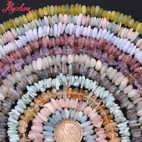 2x10-4x13mm Irregular Garnet,Quartz,Tiger,Agates Beads Natural Stone Beads For DIY Necklace Jewelry Making 15" Free Shipping