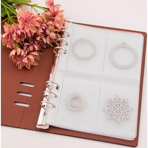 5Sheet DIY Scrapbooking Cutting Dies Stencil Storage Book Collection Album Cover